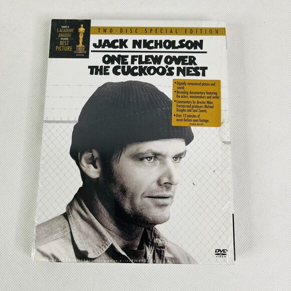 5 for $25| One Flew Over The Cuckoo's Nest (Widescreen DVD, 2002, 2-Disc Set) - Picture 1 of 3